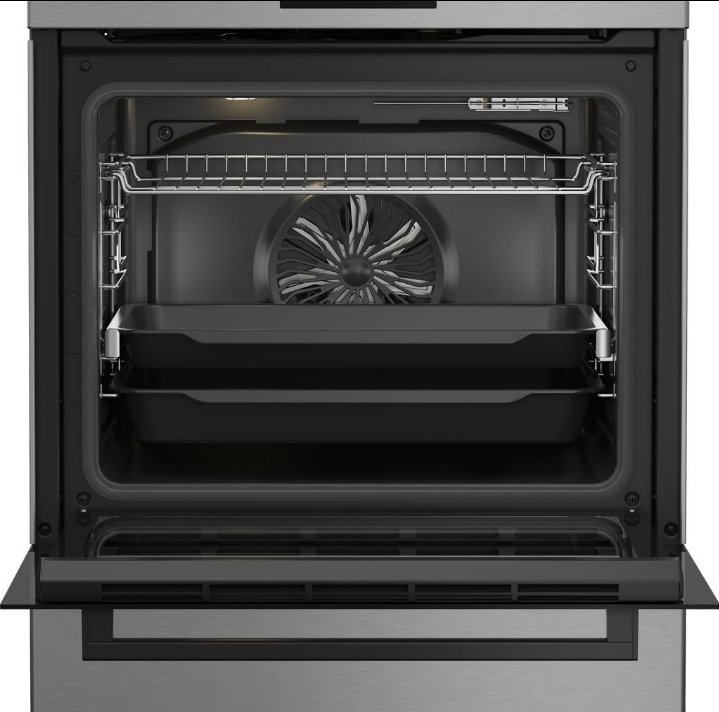 Beko FSG62000DX – Cocina de Gas con Horno 60cm Inox – Image 2